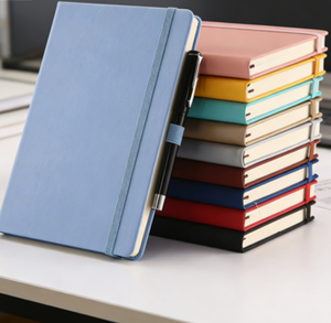 Promotion Wholesale Customized Logo A5 PU Leather Cover Notebook School Daily Agendas <b>Planner</b> Journals Printing Notebook - Product Image 1