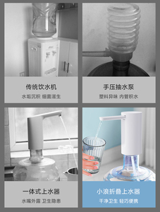 Pour le distributeur d'eau pliable Xiaolang, version TDS, pompe à eau pliable avec protection contre les débordements - Product Image 6