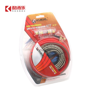 สายไฟแอมพลิฟายเออร์รถยนต์ KUERL ขนาด 10GA ทองแดงแท้ หุ้มฉนวน PVC สำหรับอัพเกรดระบบเสียง - Product Image 2