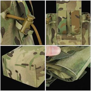 กระเป๋าใส่แม็กกาซีนแบบพับได้ Molle Tactical สำหรับการล่าสัตว์ ชุดอุปกรณ์ EDC กระเป๋าใส่กระสุนแบบพับได้ ใช้งานได้จริง กระเป๋าใส่แม็กกาซีนแบบรีไซเคิล - Product Image 5