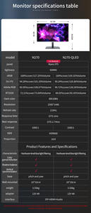 Monitor de <span class=keywords><strong>PC</strong></span> Compacto para Juegos de <span class=keywords><strong>24</strong></span> <span class=keywords><strong>Pulgadas</strong></span>, Frecuencia de Actualización de 200Hz, Resolución 1920x1080, Panel IPS, Tiempo de Respuesta de 1ms, Amplia Gama de Colores para una Experiencia Mejorada - Product Image 2