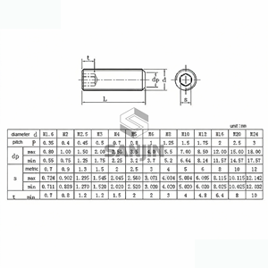 <span class=keywords><strong>Tornillo</strong></span> de Fijación <span class=keywords><strong>sin</strong></span> <span class=keywords><strong>Cabeza</strong></span>, Resistente, de Acero, M4/M7, con <span class=keywords><strong>Cabeza</strong></span> Hexagonal, Tipo S-J, para Bicicleta y Motocicleta - Product Image 6