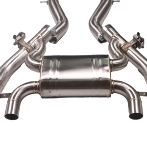 76MM High Performance 304 Stainless Steel Axle <b>Back</b> Exhaust Pipe Applicable for 2021-2024 BMW M3.M4 G80 G82 S55B30A - Product Image 2