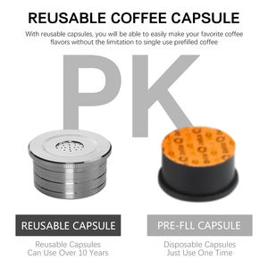 Capsules de café réutilisables compatibles avec les cafetières DETAL Q NDIQ7323 DETALQ MILKQOOL LAVAZZA EP MINI, 1 pièce - Product Image 6