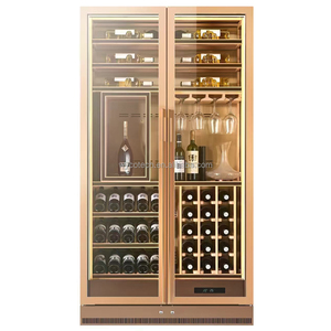 Refrigerador de Vino Personalizado de Acero Inoxidable para Debajo del Mostrador, 2000 mm de Alto x 1080 mm de Profundidad, Sistema de Enfriamiento por Ventilador, para Exteriores, Hoteles - Product Image 1
