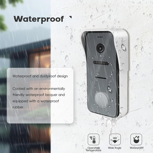 Vidéophone intelligent Tuya, écran tactile 10,1 pouces, 1080P, surveillance de sécurité à domicile pour plusieurs appartements, système d'accès et de déverrouillage de porte - Product Image 2