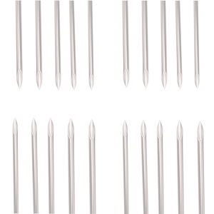 Aiguille de perçage jetable professionnelle en acier inoxydable pour usage transfrontalier, forme géométrique, pour piercing nez, oreille, nombril - Product Image 2
