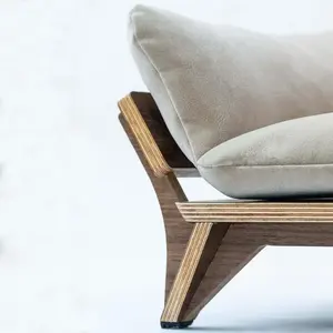 Cama elevada moderna para mascotas de mediados de siglo, muebles hechos a mano ortopédicos, cama de madera elevada sostenible para perros, marco de cama elevador para perros de madera - Product Image 6