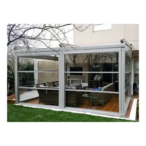 PVC Aluminio Rotura Térmica Impacto Antirrobo Ventanas Colgadas EN LA Parte Superior Edificio de Oficinas Snack Bar