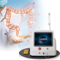 Machine médicale chirurgicale de proctologie, traitement au laser diode 980 nm 1470 nm, proctologie, hémorroïdes, fistule anale, piles