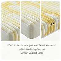 Matelas intelligent réglable AISLUMBERX, durable et écologique, avec ressorts ensachés et contrôle de fermeté, télécommande WiFi pour écoles, hôpitaux, hôtels