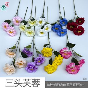 Flores Artificiales de Seda Mixta Realistas para Decoración de Bodas en Hoteles y Áreas de Recepción - Product Image 5