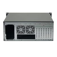 Châssis de contrôle industriel 4U de 19 pouces en stock chez le fabricant, ultra-court, profondeur 350 mm, boîtier de serveur ATX