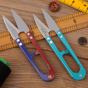 Embroidery <b>Scissors</b> Stainless Steel Zinc Alloy Handle Spring U Type For <b>Sewing</b> Craft Home Use - Product Image 1