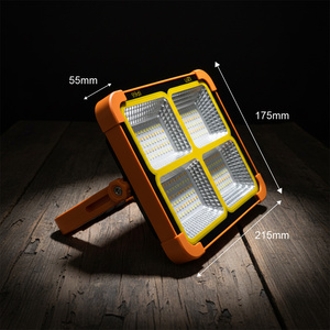 Lámpara Solar Portátil para Camping con Luz <span class=keywords><strong>de</strong></span> Advertencia SOS, Recargable Tipo-C, Regulación Continua, Lámpara <span class=keywords><strong>de</strong></span> Exterior, Foco <span class=keywords><strong>de</strong></span> Seguridad para Caminos - Product Image 2