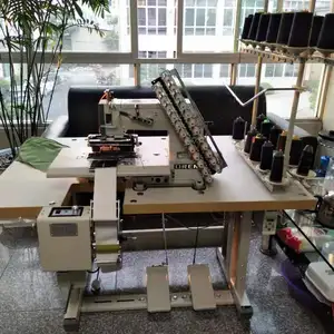Industrial multi-needle sewing machine for curtain