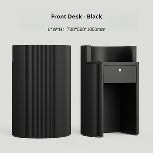 M2 hiển thị cửa hàng thiết kế salon đồ nội thất trắng đen phía trước truy cập bảng Nail Spa cửa hàng thiết kế salon nhỏ vòng bàn tiếp tân - Product Image 5