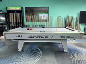 Table de billard professionnelle de tournoi 9FT avec plateau en ardoise et support en bois, coussinets en caoutchouc de qualité supérieure, et coussinets en MDF pour le billard - Product Image 3