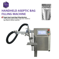 Machine de remplissage semi-automatique de sachets aseptiques de sirop haute précision avec écran tactile pour confiture, sauce et savon liquide