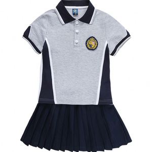 RG-5-16 Ans, Été, OEM, Enfants, 100% Coton, Polos, Ensembles, Meilleurs Uniformes Scolaires - Product Image 2