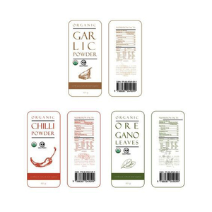 Custom <strong>Printing</strong> Service Self Adhesive Sheet Spice Jar and Food Packaging Round Seal Vinyl <strong>Plastic</strong> Logo Sticker <strong>Label</strong> for <strong>Bottle</strong> - Product Image 4