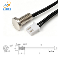 Sonde de température à thermistance NTC JYX 100K B3950 pour bouilloire, distributeur d'eau, cafetière, chauffe-eau instantané