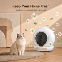 Bac à litière automatique pour chat LeLo Pets, facile à nettoyer, contrôle des odeurs, design écologique - Certifié CE FCC pour l'Australie, l'Espagne, l'Allemagne
