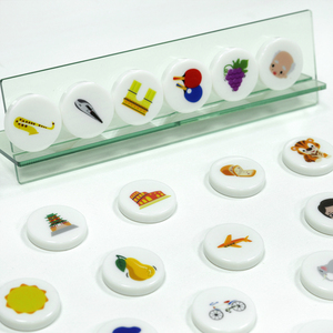 Jetons de <span class=keywords><strong>poker</strong></span> personnalisés en vrac de 27 mm, jetons ronds de couleur unie pour jeux de société et jeux éducatifs pour enfants - Product Image 6