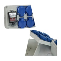 Boîtier de distribution d'énergie extérieur personnalisé 16A 230V IP65 étanche avec disjoncteur MCB, panneau électrique