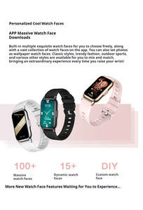 Bracelet Connecté FIT 8 en Gros, Écran 1,47'', Bluetooth 5.0, 10 Jours d'Autonomie, Suivi de Santé, Design Personnalisable, Support Fournisseur B2B - Product Image 2