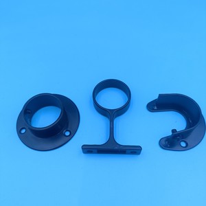 Curtain Rod <b>Bracket</b> 33mm Round Tube Flange Base Heavy Duty <b>Plastic</b> Mounting Hardware Accessory for Roman Rod Wardrobe - Product Image 4