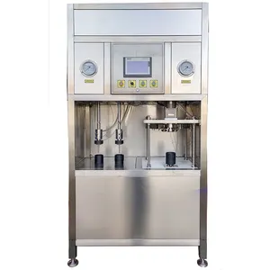 small capacity aluminum beer can feeling and sealing machine 1 year warranty