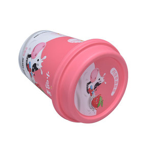 IML-taza <span class=keywords><strong>de</strong></span> plástico biodegradable para llevar <span class=keywords><strong>café</strong></span>, embalaje ecológico reutilizable con logotipo colorido impreso, con tapas - Product Image 3