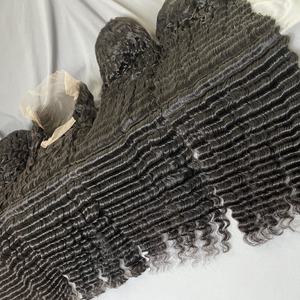 Proveedor Mayorista de Pelucas de la Mejor Calidad a Precio de Mayoreo, Peluca Frontal de Encaje 13x4 de Cabello Humano con Textura Mixta Deepwave, Envío Gratis - Product Image 5