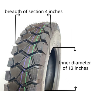 Venta Directa de Fábrica, Neumáticos de Alta Calidad para Camiones, Triciclos y Motocicletas 5.00-12 4.50-12 4.00-12 - Product Image 3