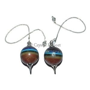 Pendule en boule désossée, 7 Chakra, 1 pièce - Product Image 1