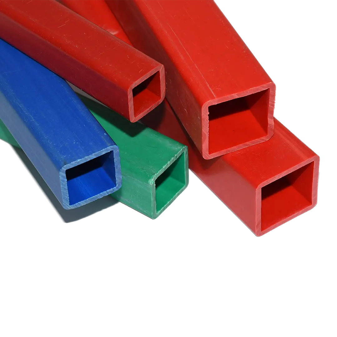 Custom PVC square plastic extrusion profile