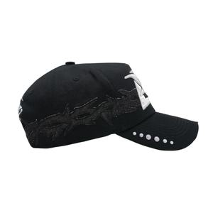 Gorra de Béisbol Deportiva Sombrero G5 con Letra Dobby y Detalle de Pedrería Multicolor, Unisex, Gorras Personalizadas, PÁGINA 31, 31 GORRAS - Product Image 6