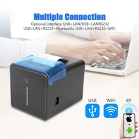 Printer Thermal 80mm Bekas 203DPI 260mm/s untuk Dapur POS, Pemasangan di Dinding, Antarmuka USB, Merek OEM