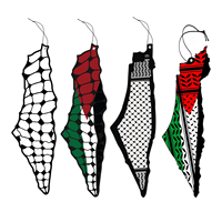 Ambientador de Coche Personalizado con Forma de Mapa de Palestina, Papel Perfumado de Larga Duración, Logotipo Personalizado