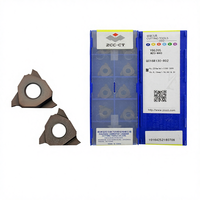 Plaquettes en carbure ZCC QC 16R YBG205 QC16R110-R01, outils de tournage CNC, outils de coupe pour tour, plaquettes en carbure pour rainures peu profondes