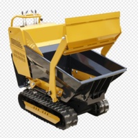 Mini-dumper sur chenilles vendu directement par les fabricants, fabriqué en Chine pour les chantiers de construction