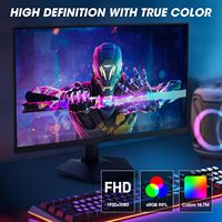 Monitor para Juegos KOORUI de 24 Pulgadas, Monitor de Computadora IPS Rápido de 165 Hz, Pantalla FHD de 1 ms, Sincronización Adaptativa para Jugadores, Compatible con Montaje VESA