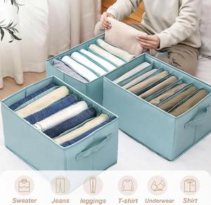 Drawer Storage <b>Box</b> Closet Organizer Clothing <b>Foldable</b> Eco-Friendly Modern Wardrobe Separation Boxes Divider Cabinet Underwear - Product Image 4