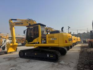 Excavadora Komatsu PC210 usada, eficiente oruga hidráulica de 21 toneladas para construcción civil y desarrollo industrial - Product Image 4
