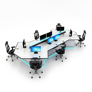 Venta al por mayor de consola de centro de mando de escritorio de acero ergonómico, consola de centro de mando <span class=keywords><strong>comercial</strong></span>, consola de lujo con luz LED - Product Image 3