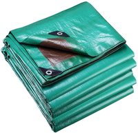 Bâche grise 6x8m personnalisée en usine 120g bâches étanches à l'eau couverture polyvalente bâche PE