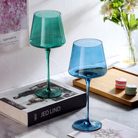 de vin d'eau colorée en diamant rose bleu personnalisé, mariage Champagne en relief, gobelet transparent, gobelets en verre