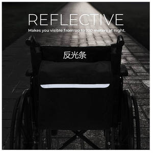 Sac de rangement à double niveau pour accoudoir et dossier de <span class=keywords><strong>fauteuil</strong></span> <span class=keywords><strong>roulant</strong></span> Oxford, avec fonction de suspension, pour <span class=keywords><strong>fauteuil</strong></span> <span class=keywords><strong>roulant</strong></span> électrique, utilisation en armoire - Product Image 6