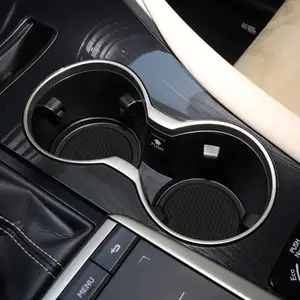 Hot Sale Bester Preis Car Cup Coaster Universal Rutsch feste Cup Holder Eingebettet in Ornamente Coaster Car Interior Zubehör